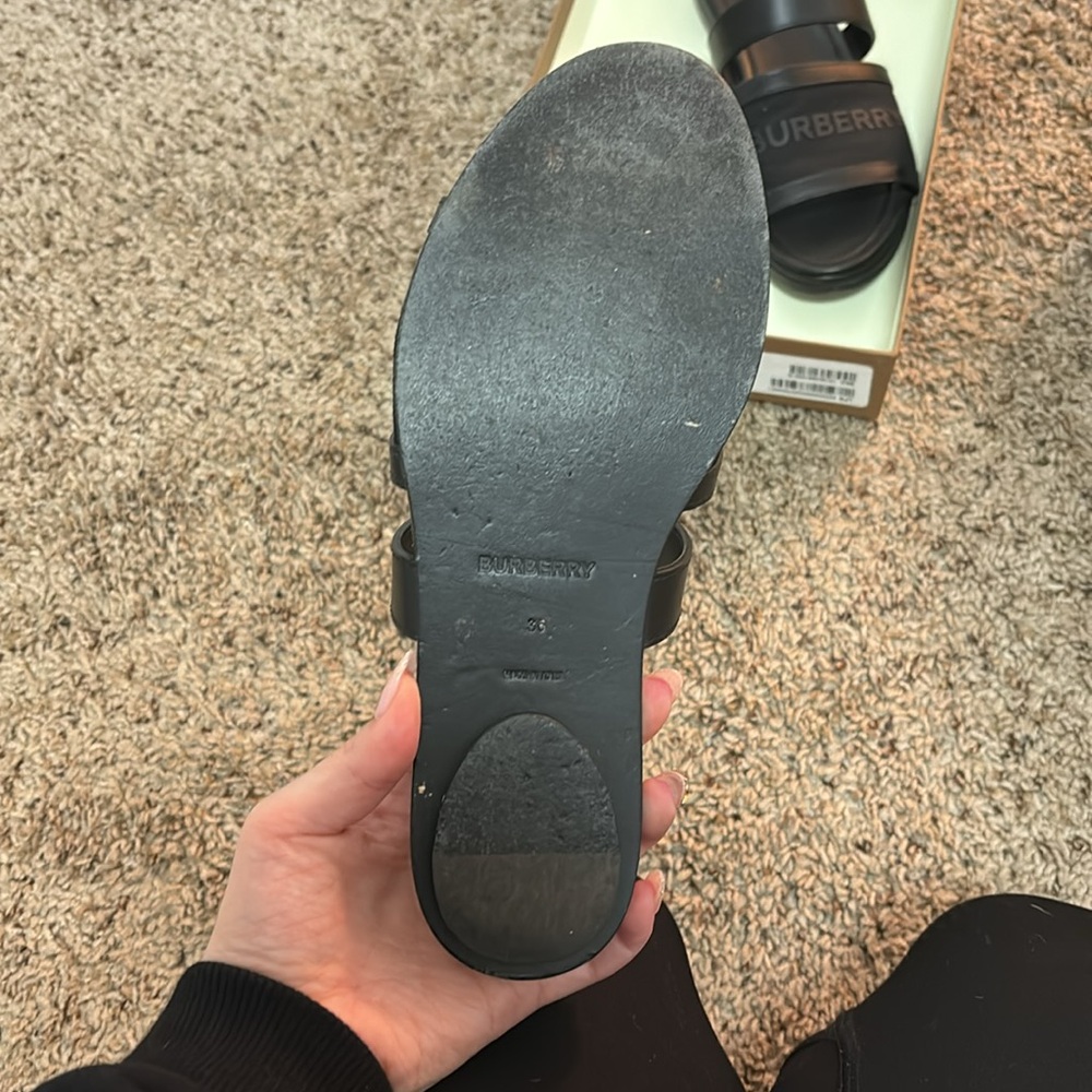 Burberry Black Sandals - Picture 5 of 6